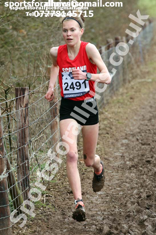 Womens under-20s, 2020 British Athletics Inter Counties Cross Country Champs., Prestwold Hall, Loughborough. Photo: David T. Hewitson/Sports for All Pics